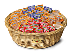 Smucker 4-Section Buffet Basket (2 Baskets/Case)