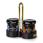 Dickinsons 2-Jar Room Service Caddy - Fits 1oz & 1.5oz Jars (12 Caddies/Case)